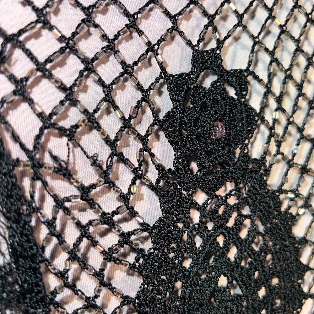 Vintage Dolce Cabo Beautifully Beaded Crop Top - Picture 4 of 10